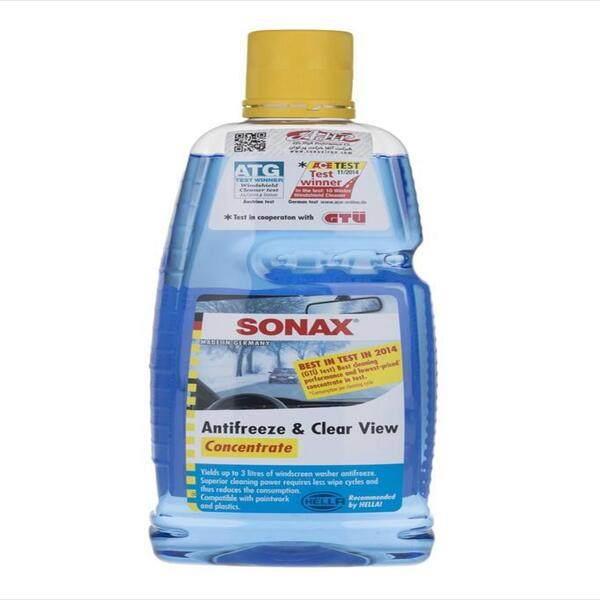 مایع شیشه شوی ضدیخ خودرو سوناکس مدل انتی فراست حجم 1000 میلی لیتر